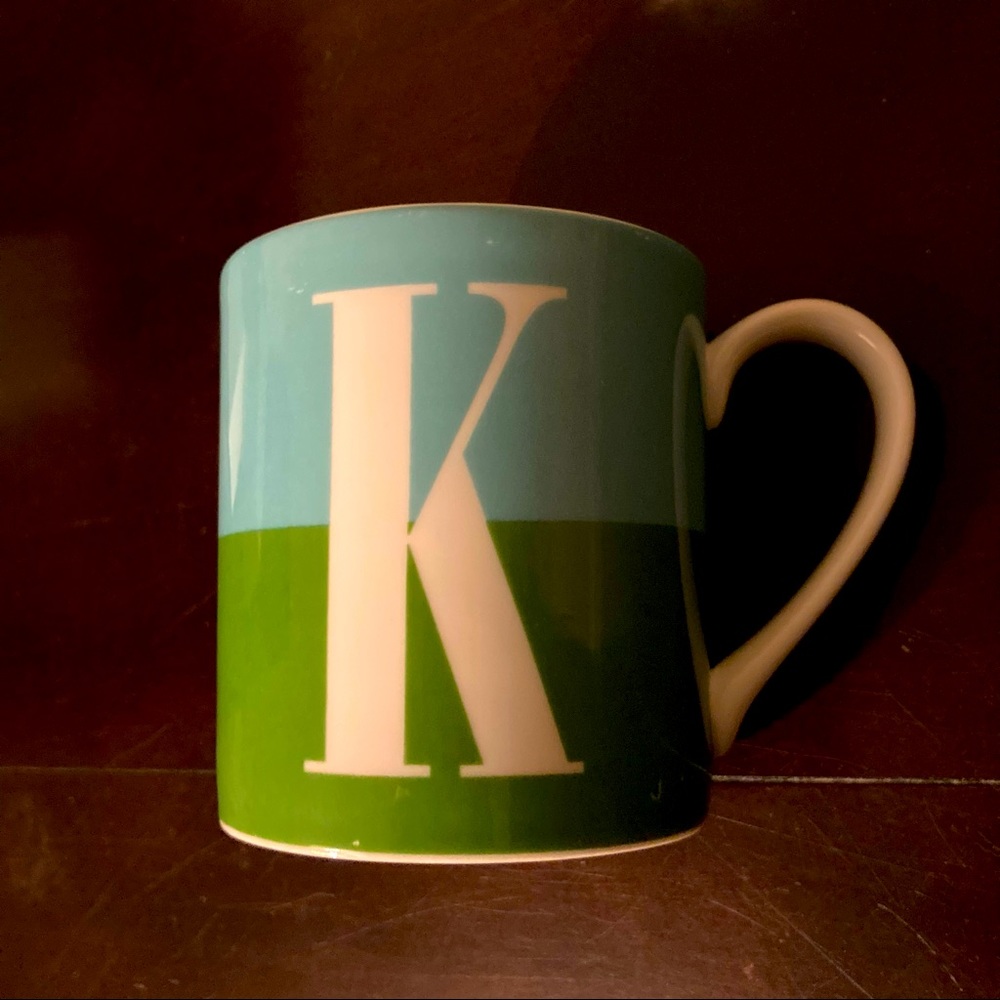 Kate Spade Letter K Coffee Cup Tea Mug